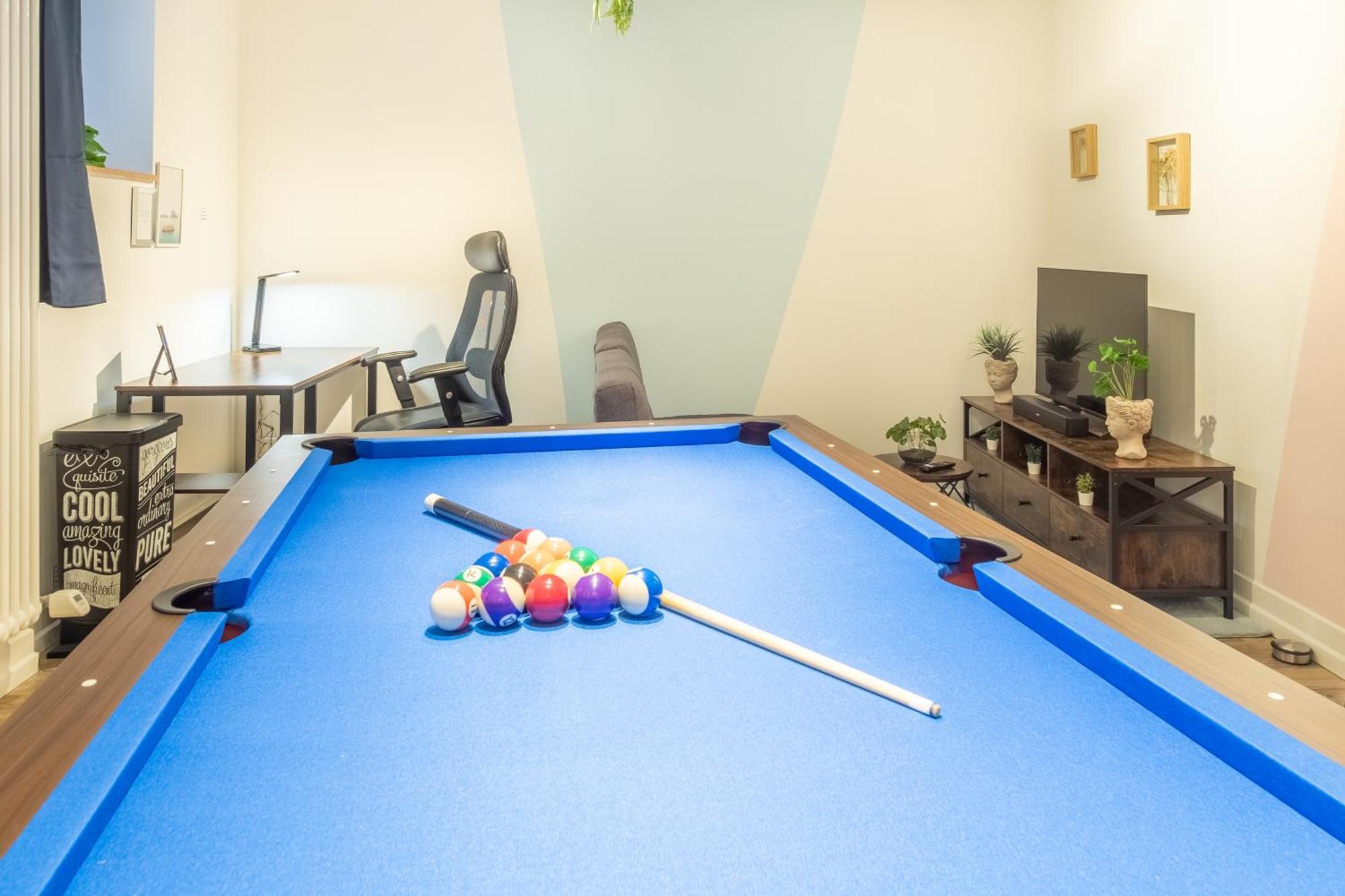 Pool Table Heaven, Workstation, 4K Tv, Netflix Apartamento Leipzig Exterior foto