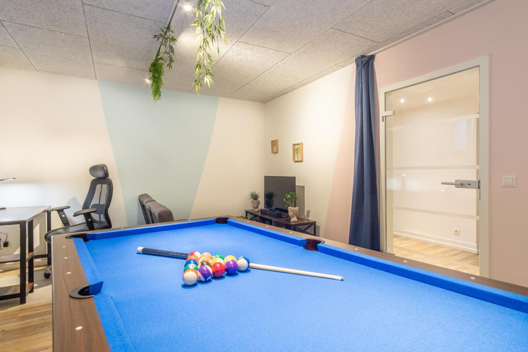 Pool Table Heaven, Workstation, 4K Tv, Netflix Apartamento Leipzig Exterior foto